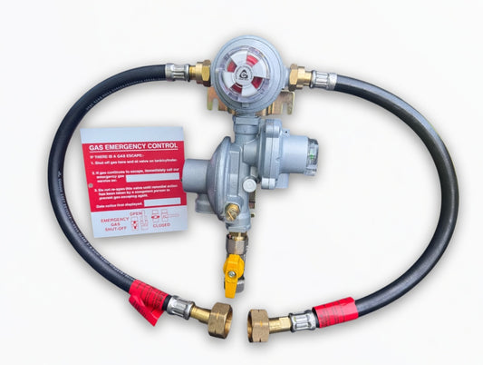 Cavagna 8kg/hr OPSO & PRV Auto Changeover Regulator Super Change F Valve Pigtails