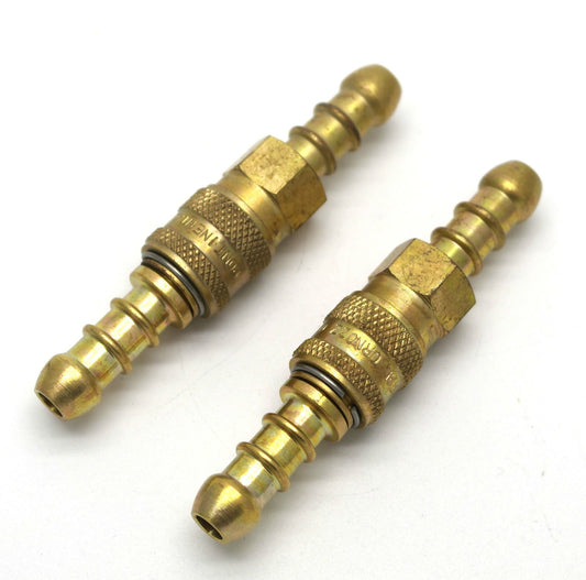 picture of two 8mm inline gas hose quick release connectors