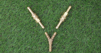 video showing how the gas hose 3 way splitter works