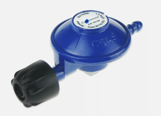 gas regulator suitable for connection to campingaz cylinders 