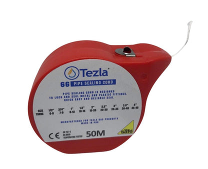 Gas Pipe Sealing Cord 50m - Tezla 66